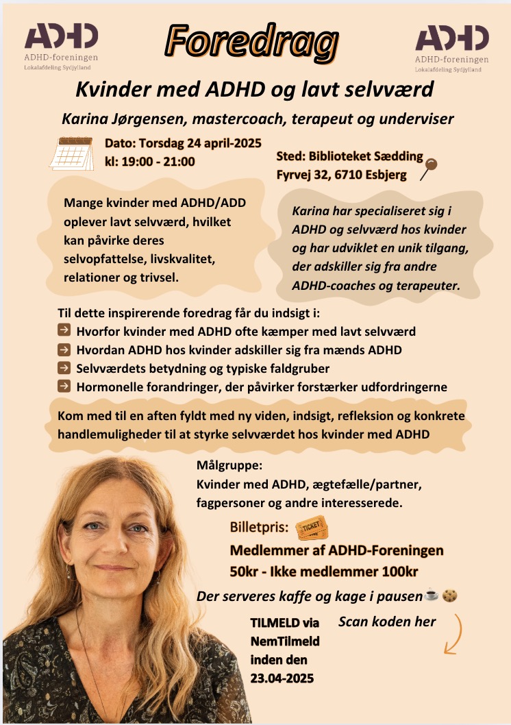ADHD-foredrag i ADHD-foreningen