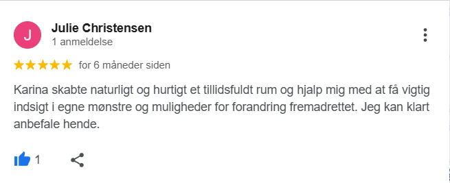 Anmeldelse fra Google 2025
